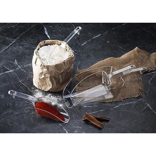 Alat Scoop Es Acrylic Sendok Es Batu Bahan Akrilik / Serok Es Batu BESAR