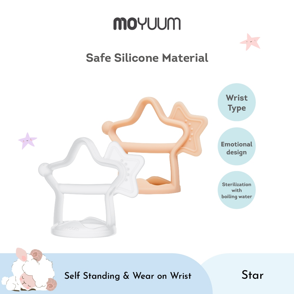 Moyuum Star Teether - Gigitan Bayi 3 Bulan+