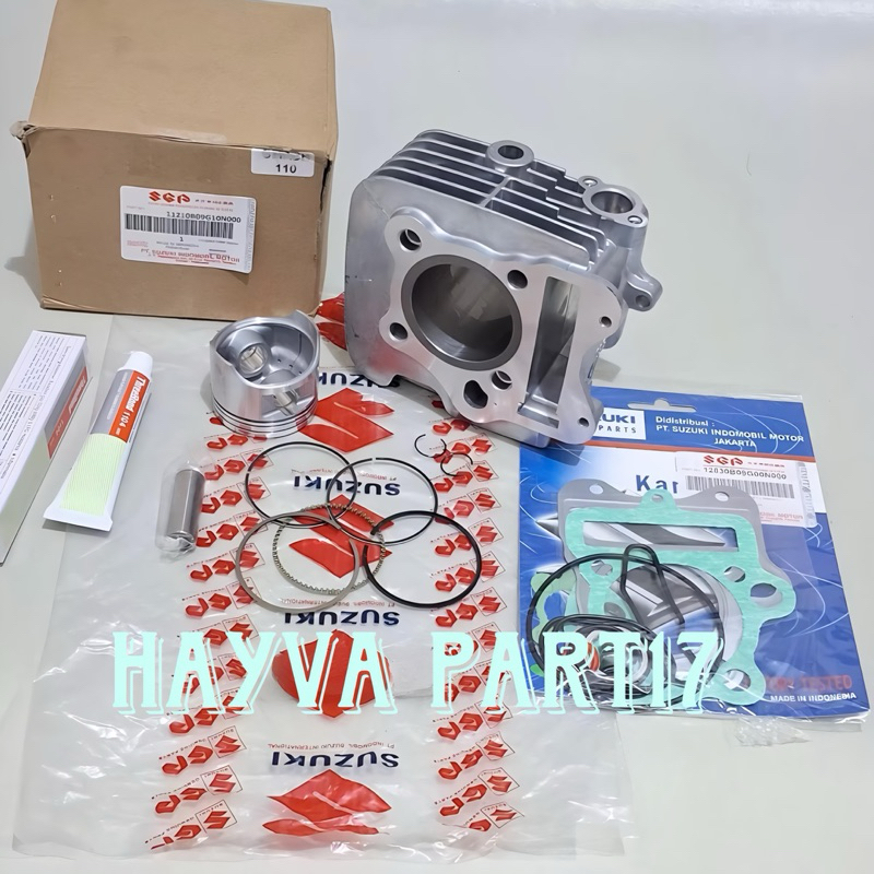 Blok seher komplit isi piston kit suzuki smash smash 110 old