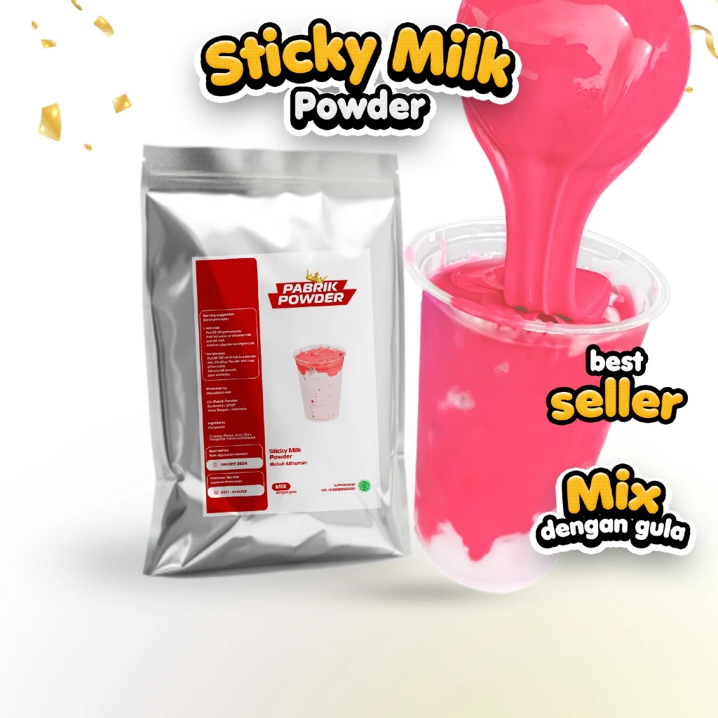 

Minuman Viral Modal 3 Ribuan, Sticky Viral Powder Drink, Bubuk Minuman Kental