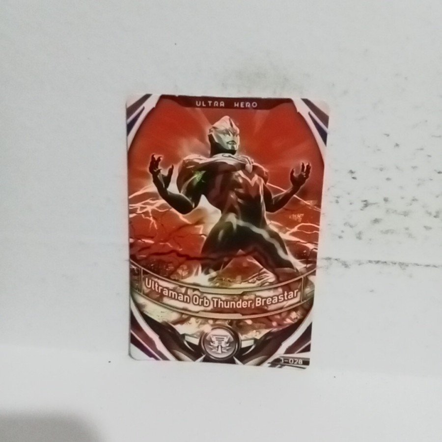 Paket Kartu Ultraman Fusion Fight N Ultraman Orb Thunder Breastar Versi 3-028