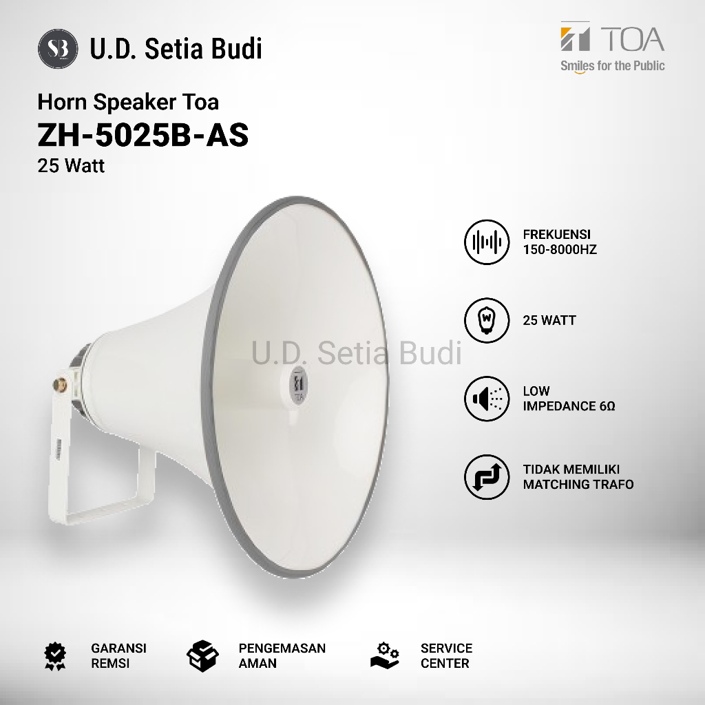 TOA Horn Speaker ZH-5025B Corong Speaker 25 Watt