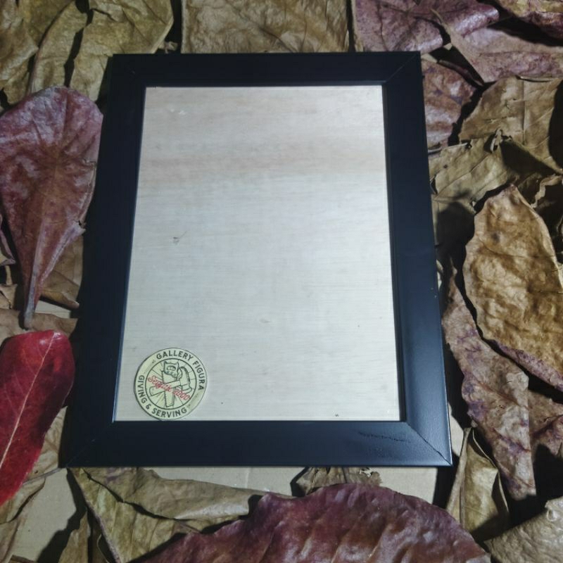 Bingkai Foto Minimalis PREMIUM A4 21X29,5 Hitam Bahan Fiber Bingkai Foto Custom Pigura Foto Figura K