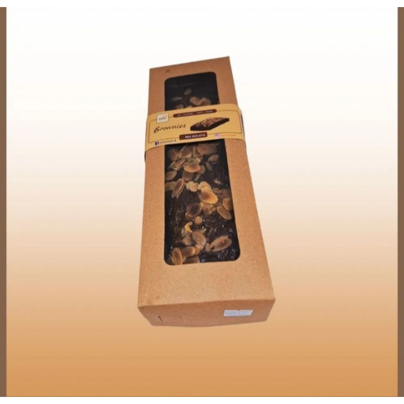 

BROWNIES ALMOND PANGGANG -495gr