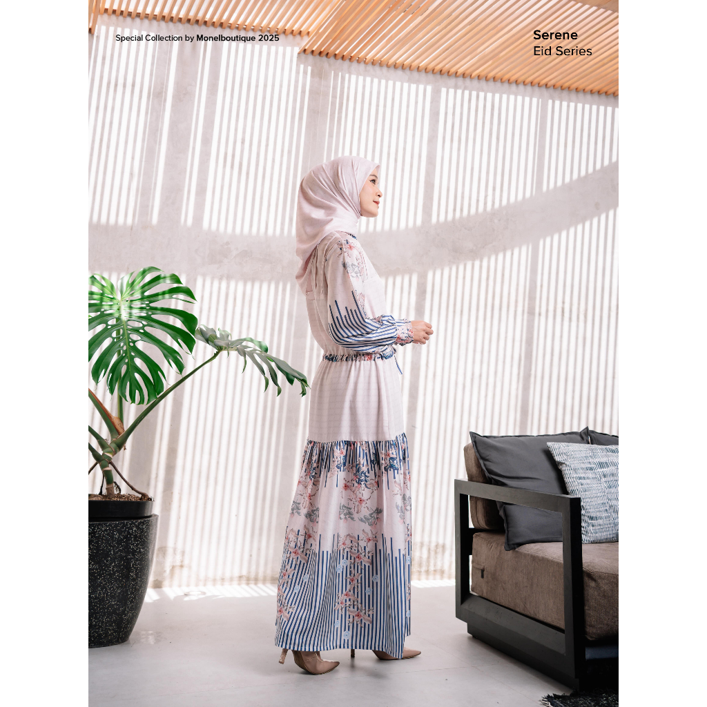 Monel - Dress / Gamis Wanita - Floella dress