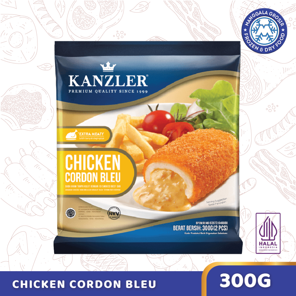 

Kanzler Chicken Cordon Bleu 300gr