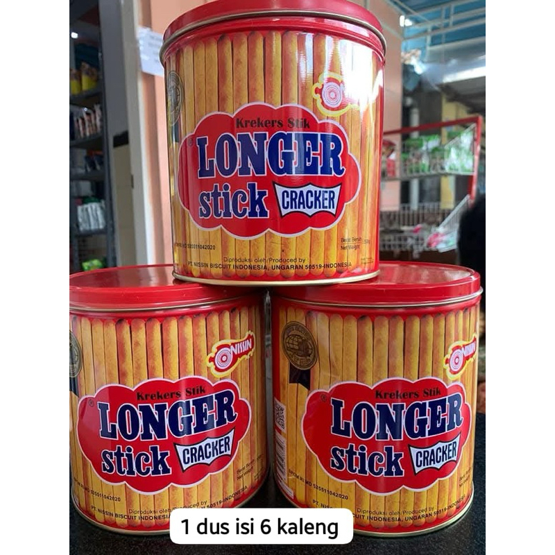 

Nissin longer stick crackers kaleng 500gr