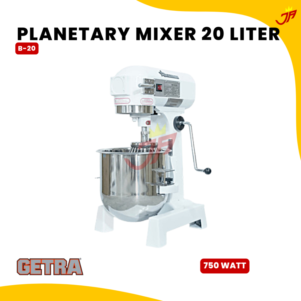 GETRA Planetary Mixer B20 Getra/Mixer Planetary B-20 Getra /Mixer Adonan 20 Liter/Mixer Roti 20Liter