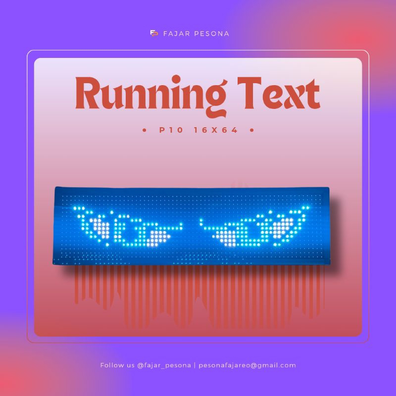 Running Text RGB P10