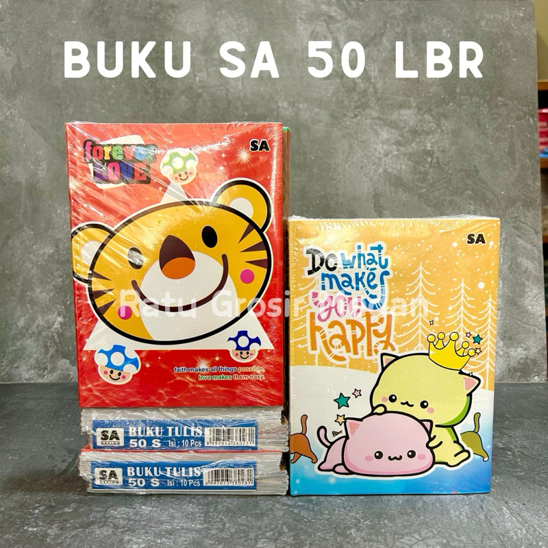 

BUKU TULIS ISI 50 LEMBAR TERMURAH 10 BUKU (BEST SELLER)