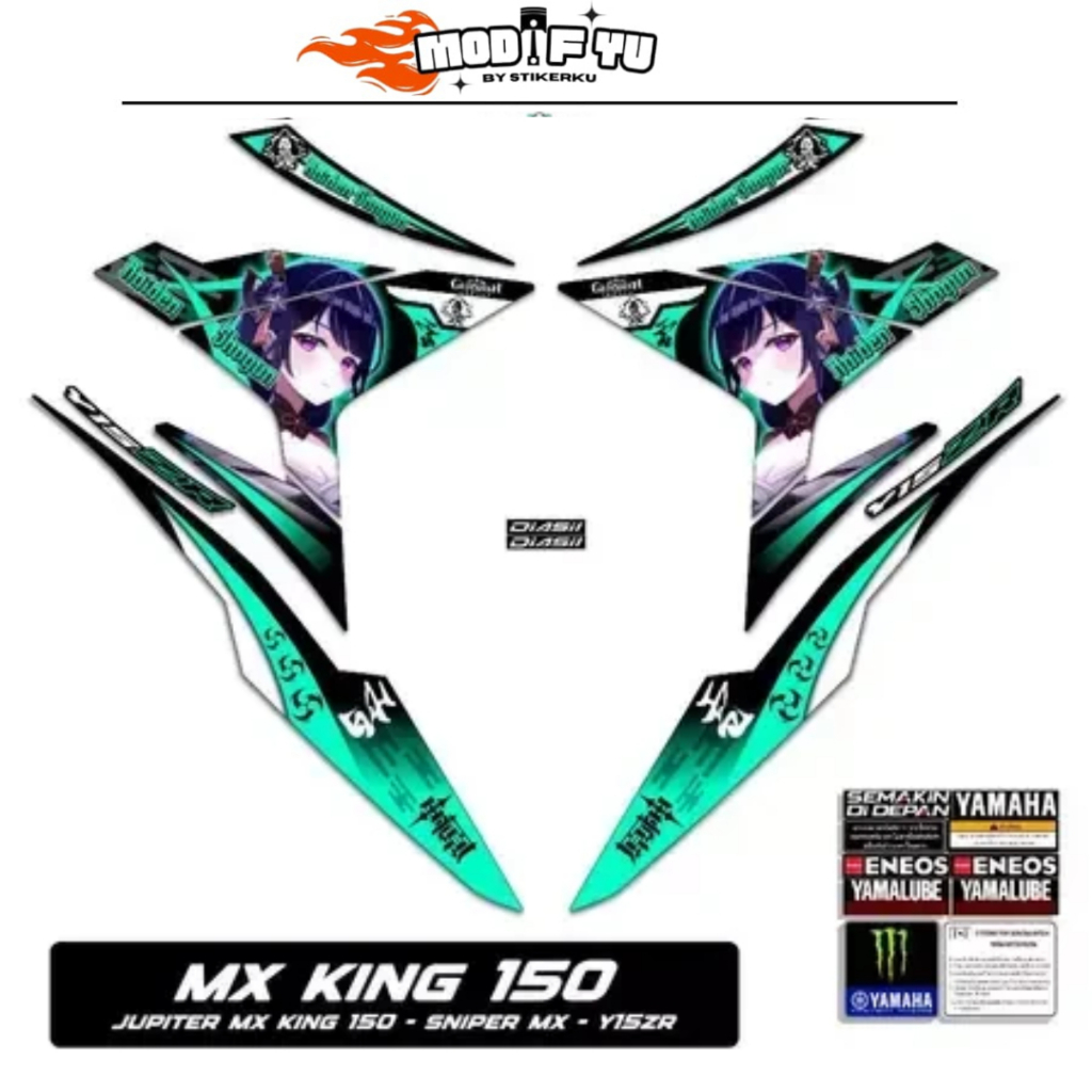 STRIPING MX KING 150 MOTIF Y15ZR ANIME 23 / YAMAHA SNIPER 150 MXi / STICKER MX KING / STIKER MX KING