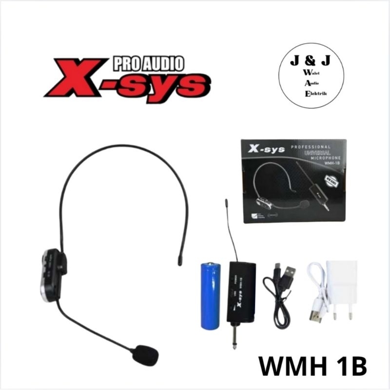 MIC WIRELESS BANDO X-SYS WMH 1B MICROPHONE WIRELESS HEADSET
