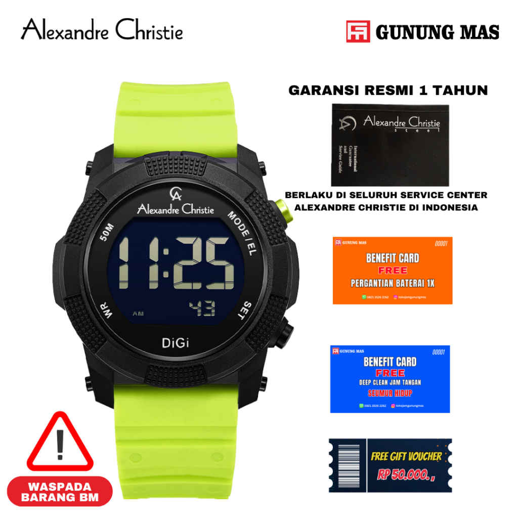 Alexandre Christie AC 9364 MH Jam Tangan Pria 100% Original