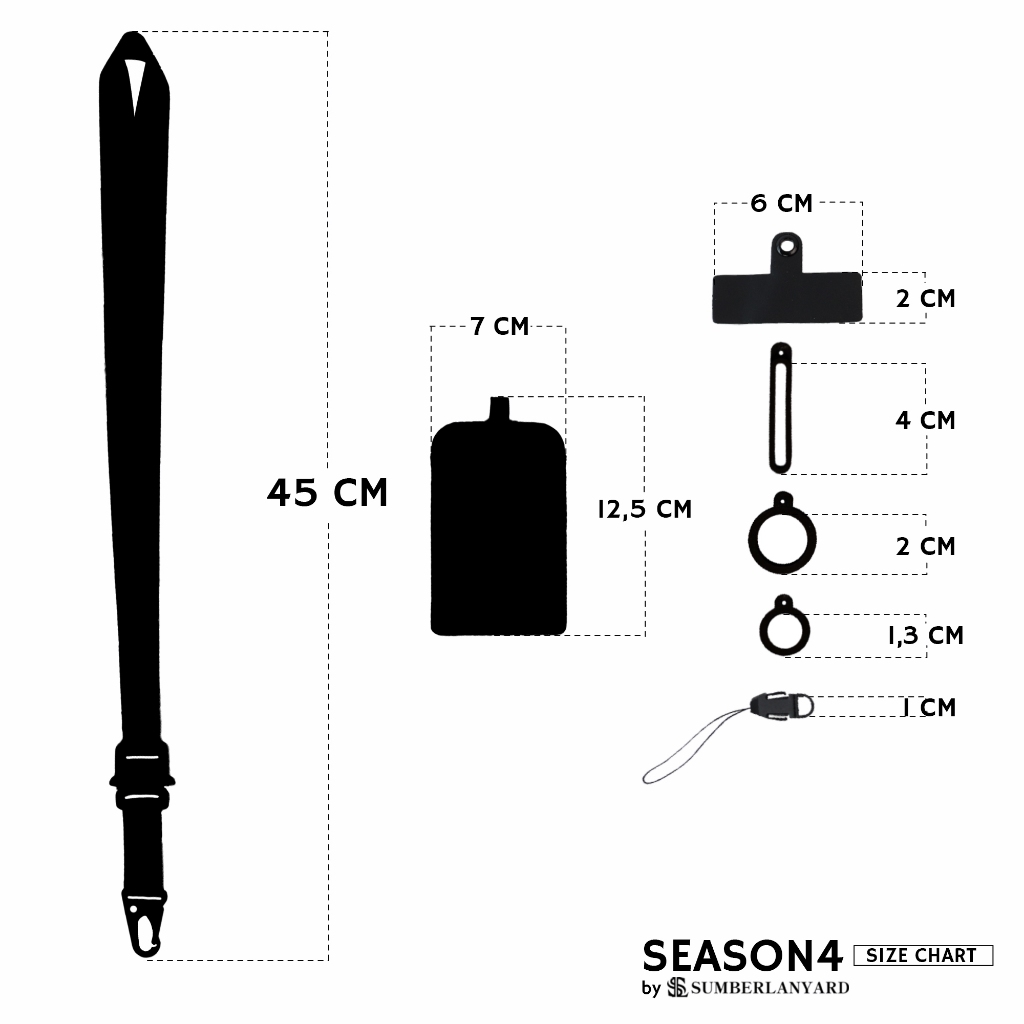 

HJK SL.ID Lanyard Id Card Holder Printing - Doodle Series DDL-01