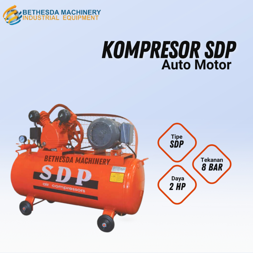 Kompresor Angin 2 HP 1 phase 8 Bar Auto Motor DINAMO /Kompresor Listrik 2 HP