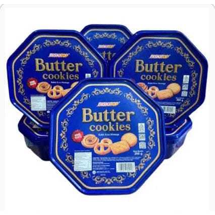 

Biskitop buter cookies segi delapan 260 gram 1 dus isi 6 box
