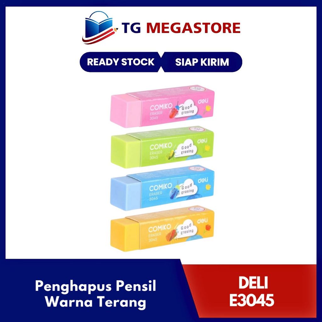 

Penghapus Pensil Deli - E3045 Warna Terang