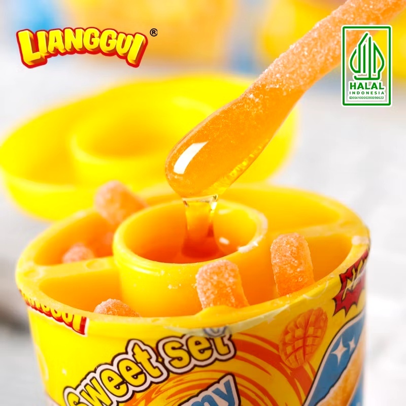 

LIANGGUI PERMEN STICK SWEET SET GUMMY CANDY 60 GRAM
