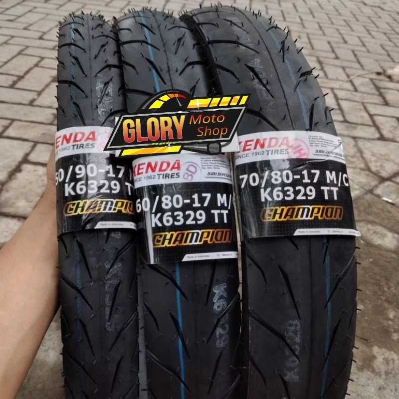 BAN LUAR MERK KENDA. RING 17 ukuran 50-90 / 60-80 / 70-80 BAN MOTOR VIRAL KENDA UKURAN 50-90 / 60-80