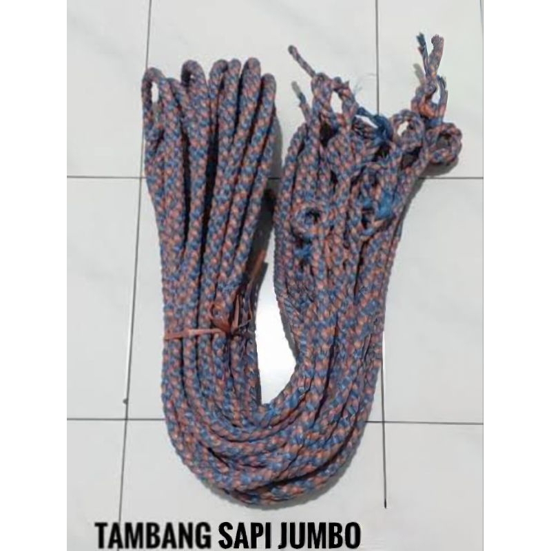 TAMBANG JUMBO TALI LEHER TALI TUNTUN TALI KELUH SAPI KAMBING KERBAU  3,5 M