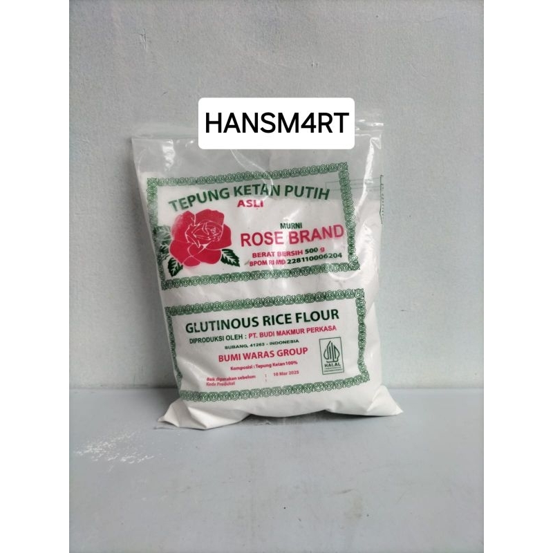 

Tepung Ketan Rose Brand 500g