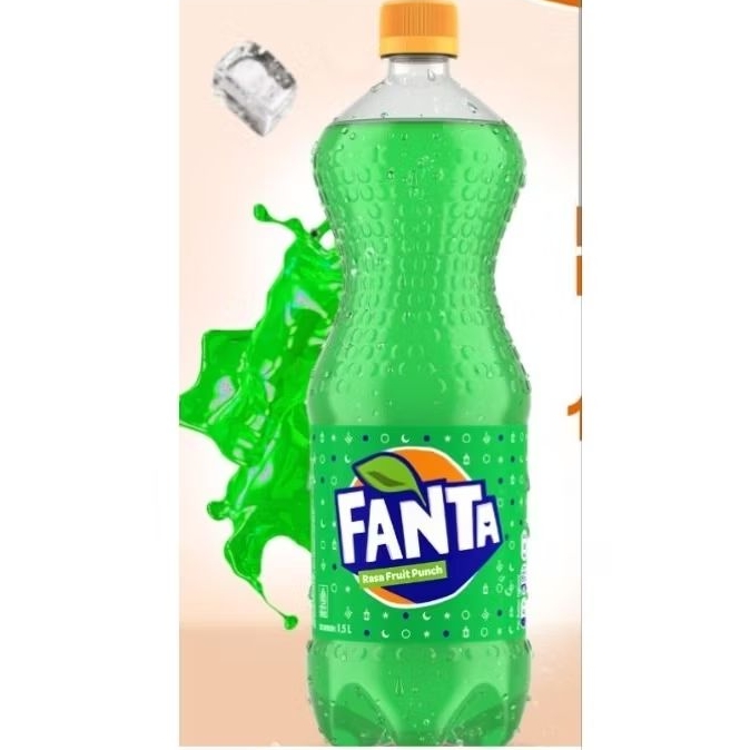 

Fanta ijo, merah, coca cola dan sprite 1.5 L