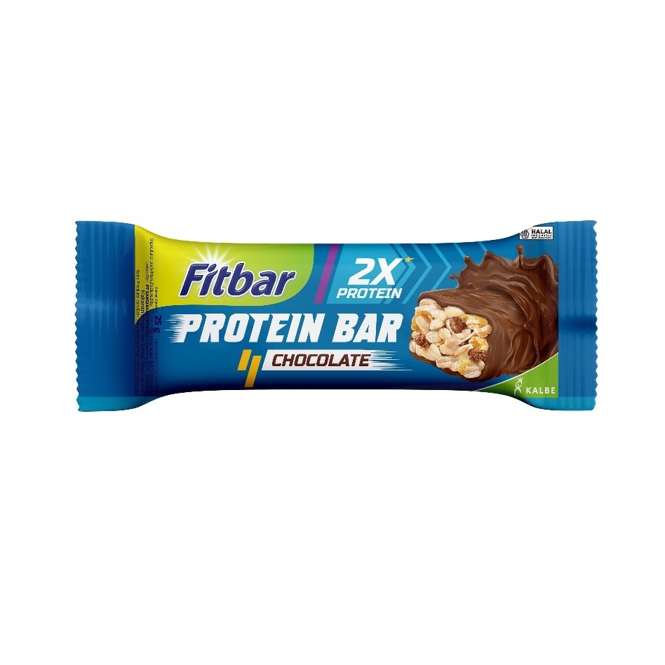 

Fitbar Protein Bar 2x Protein Rasa Chocolate 25gram