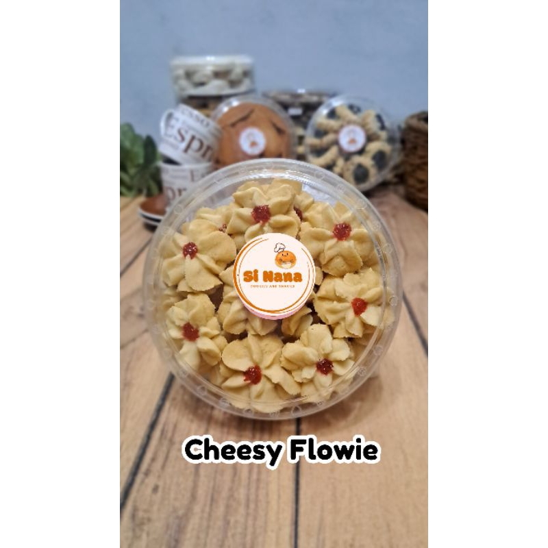 

cookies cheese flowy mawar kue kering lebaran