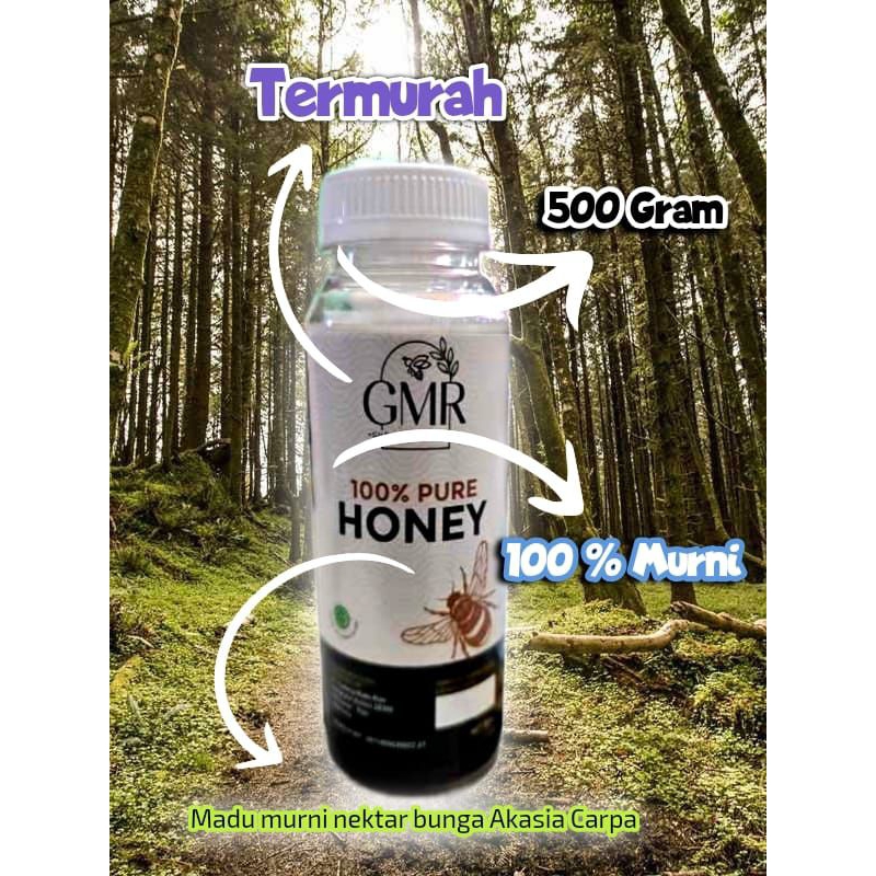 

Madu Melifera Carpa Murni Asli Nektar Akasia 500gram 100% alami