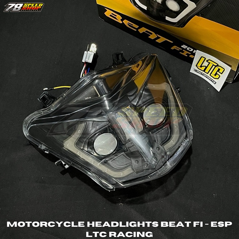 78SPEEDSHOP | Headlamp Lampu Depan Beat Fi Esp Tahun 2016-2019 Sepaket PNP Lampu Daymaker Beat Fi Be
