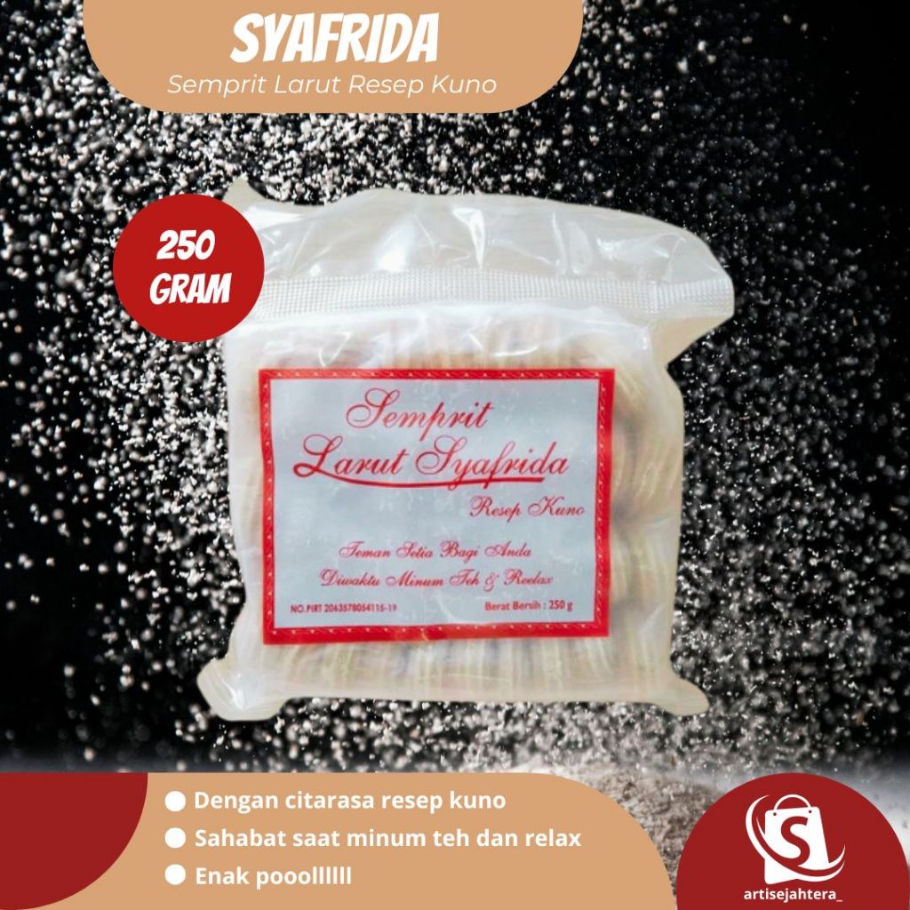 

Syafrida Semprit Larut Resep Kuno 250 Gram