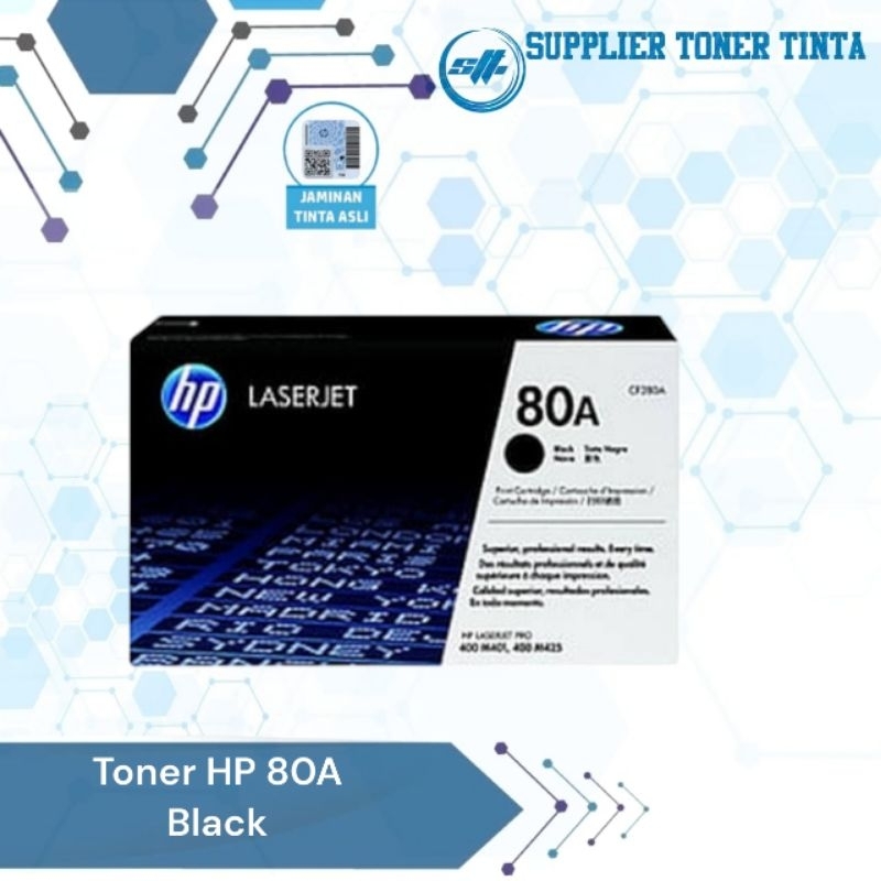 Toner HP Laserjet 80A [CF280A]LaserJet Pro 400 series HP LaserJet Pro 400 Printer M401dwLaserJet Pro