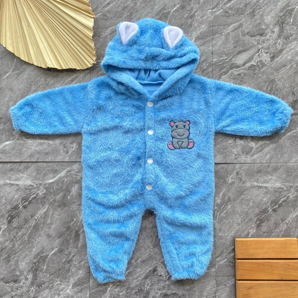 Saranjana Baby-Jumper bulu Bayi Laki-Laki&Perempuan Jaket Hoodie Bulu Karakter Bahan Premium Jumper 