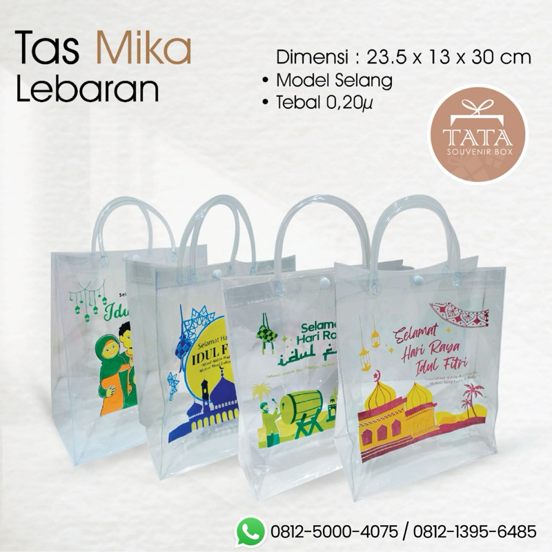 

TAS MIKA LEBARAN UK 23,5 X 13 X 30 cm (Min Order 2 Pcs)