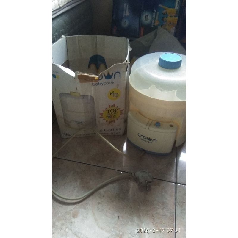sterilizer botol susu / steamer botol susu / sterilan botol susu murah / steril botol susu anak