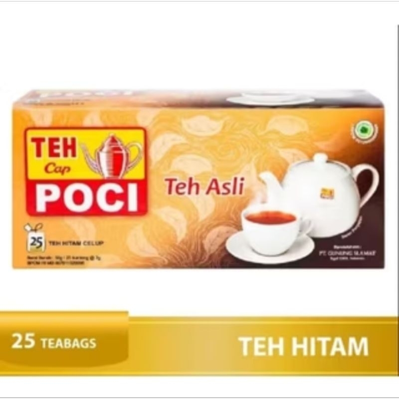 

TEH POCI CELUP 1 BOX ISI 25 KANTUNG varian rasa black tea