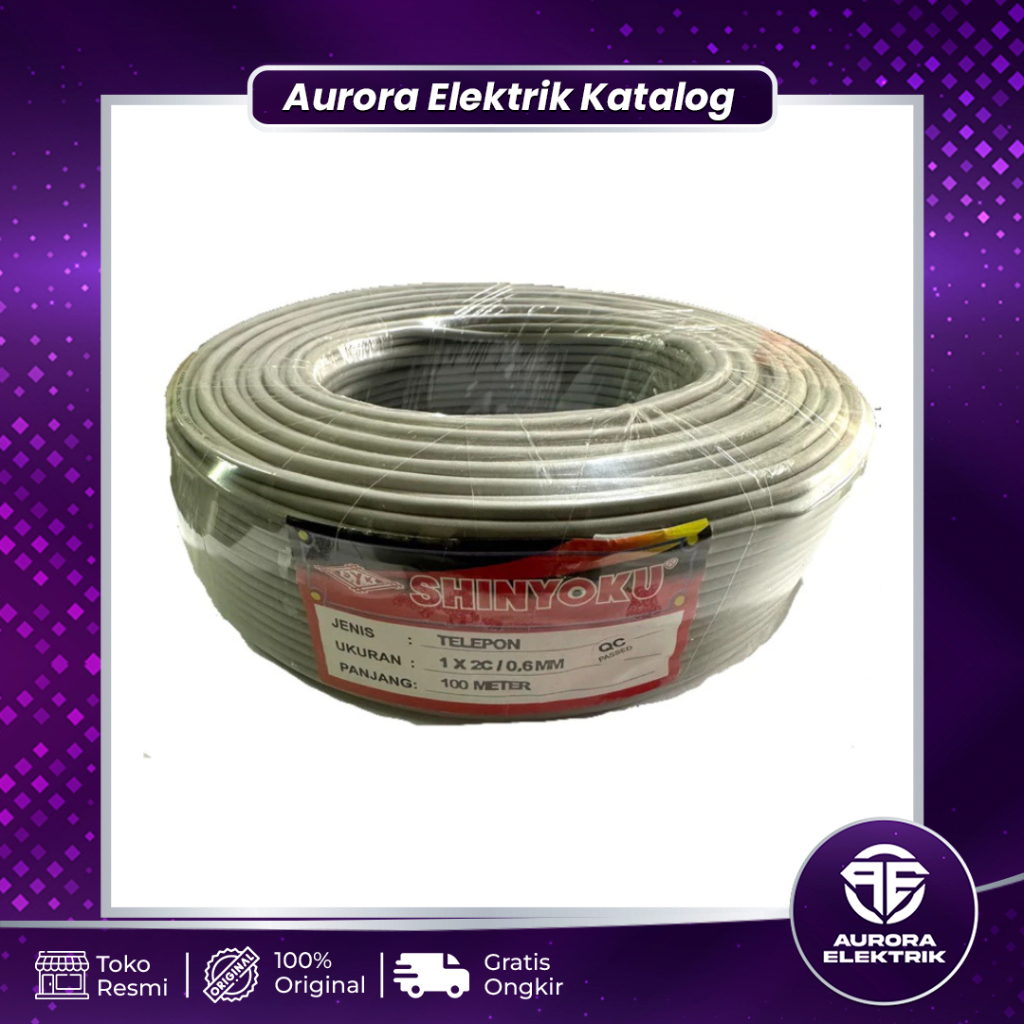 Kabel Telepon/ Kabel Tweeter Walet SHINYOKU