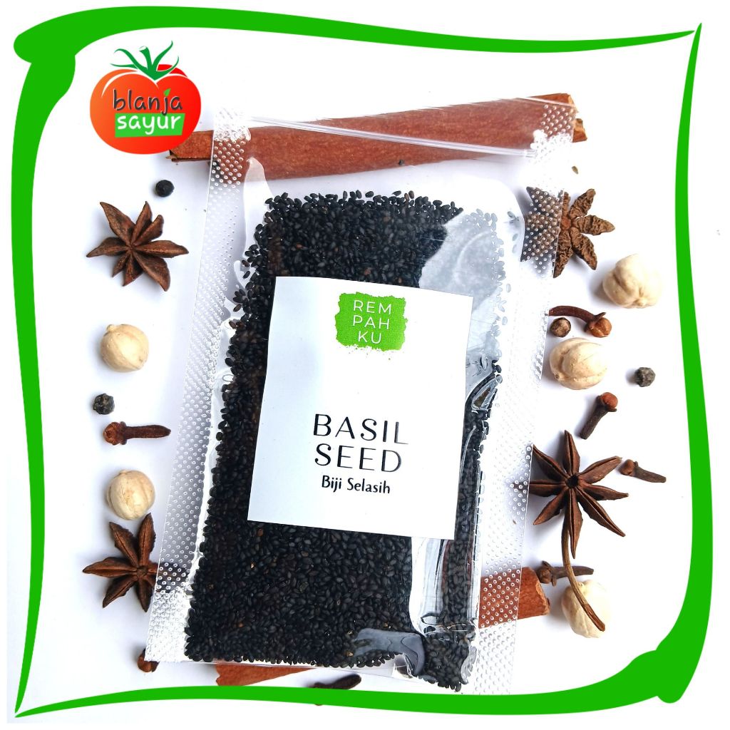 

Biji Selasih / Basil Seed / Rempah / Premium Quality