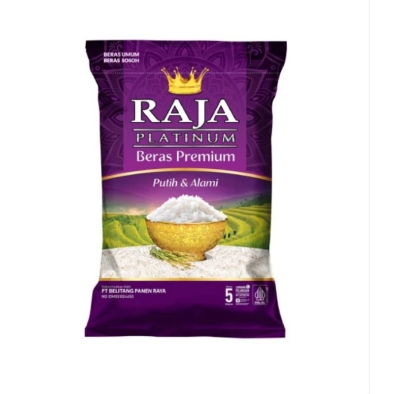 

Beras Raja Platinum dan Ultima 5 Kg