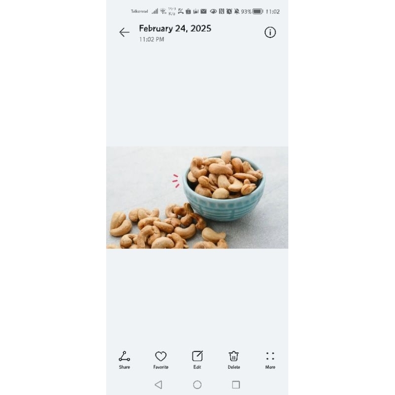 

Roasted Cashew
