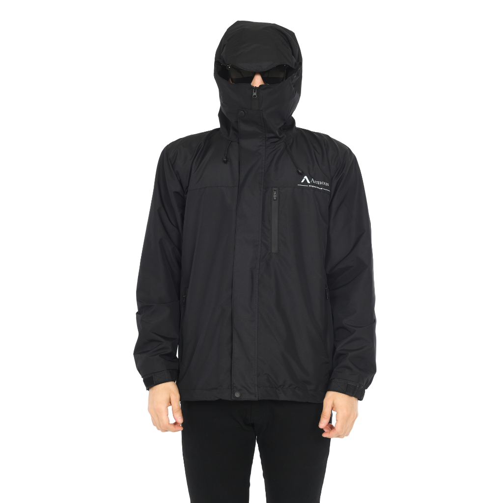 Yubi - Armous Jaket Winbreaker Gorpcore Full Face Pria Outdoor Gunung Waterproof