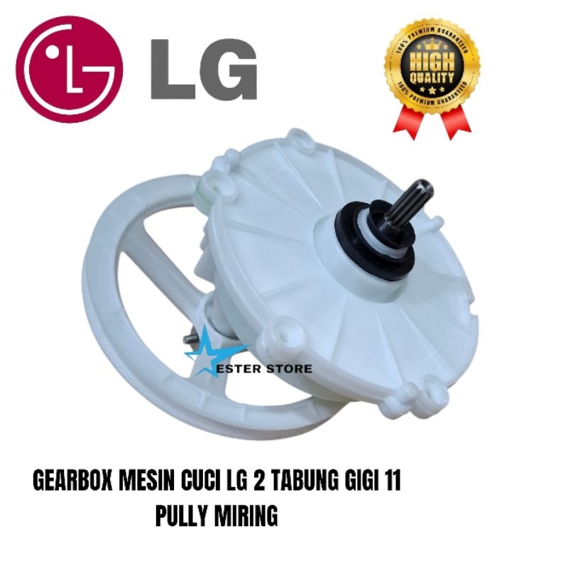 LG wp-700N gearbox girbox mesin cuci LG wp-700N pully miring gigi 11 set gearbox +pully