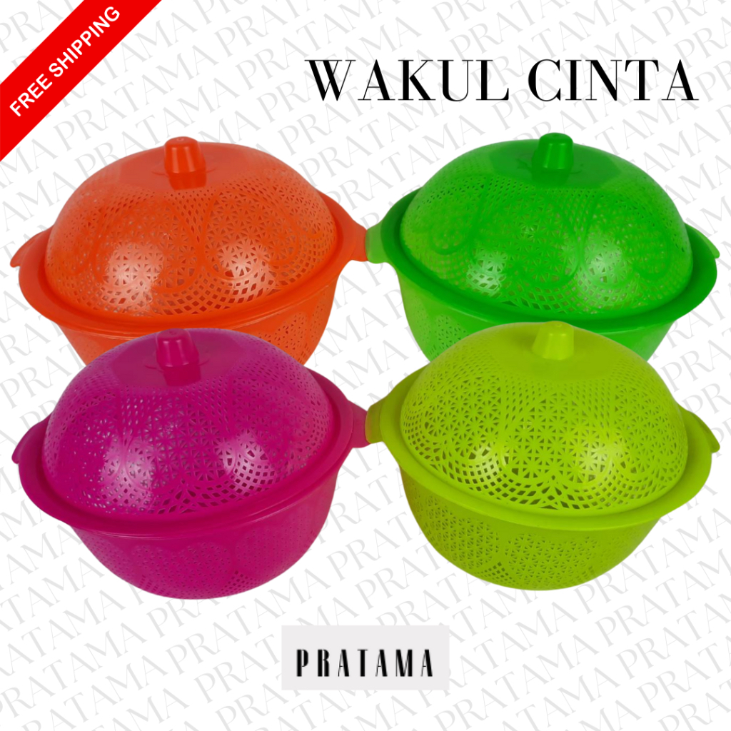 Wakul Plastik / Bakul Nasi / Wakul Warna / Wakul Tutup / Wakul Cinta