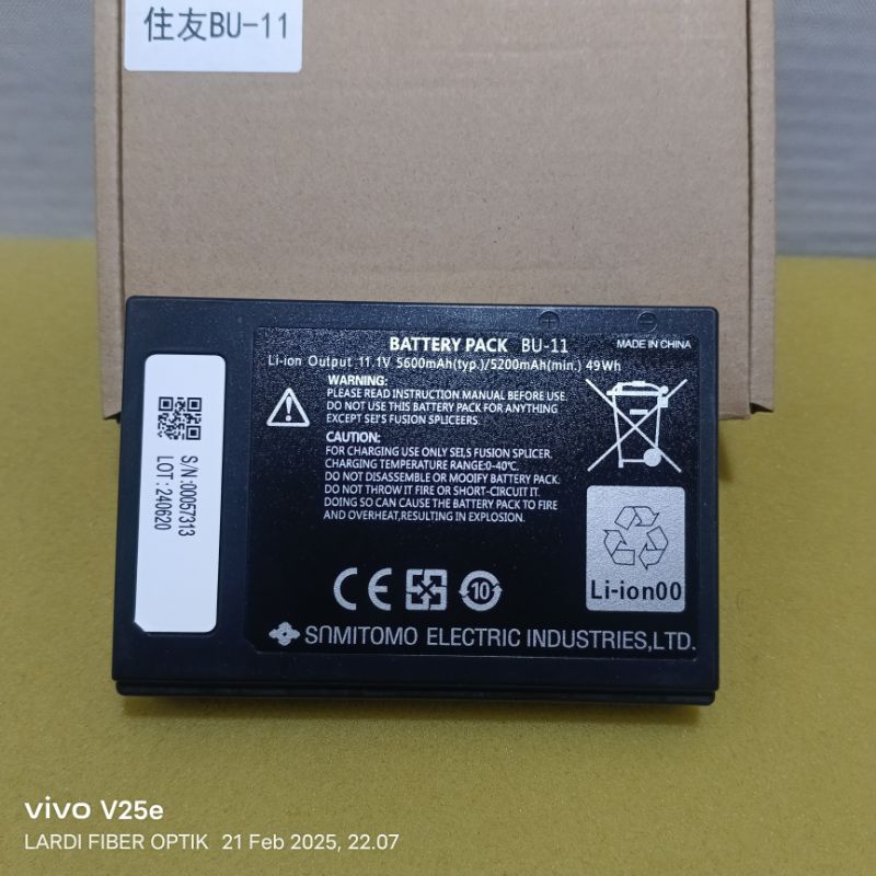 Batere splicer sumitomo Z1C/batere splicer sumitomo Z2C/batere splicer fujikura S60/batere splicer f