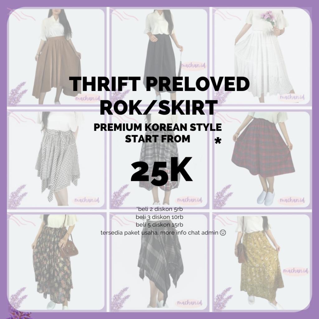Premium Skirt, Tartan Skirt, Dance Skirt, Long Skirt, Rok Span, Rok Jeans, Rok Plisket PL