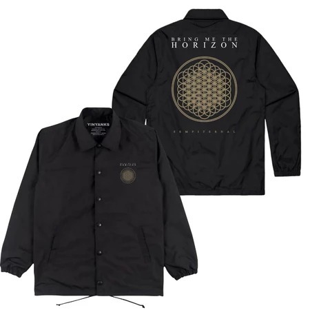 zuro clothing Jacke Coach  bmth sempiternal Jacket Unisex warna Hitam pria dan wanita