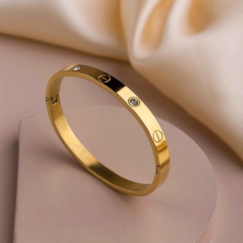 Gelang Titanium Anti Karat Aksesoris Fashion Wanita