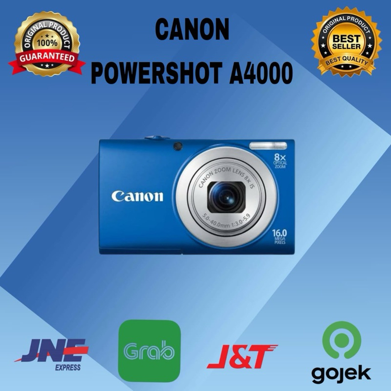 camera canon powershot A4000 IS-white box,camera only