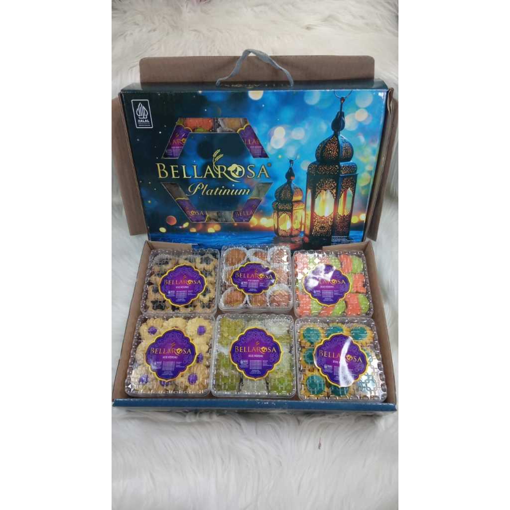 

Kue Kering Lebaran 2025 Bellarosa Paket Platinum Isi 6 Toples Cookies Enak Halal Termurah