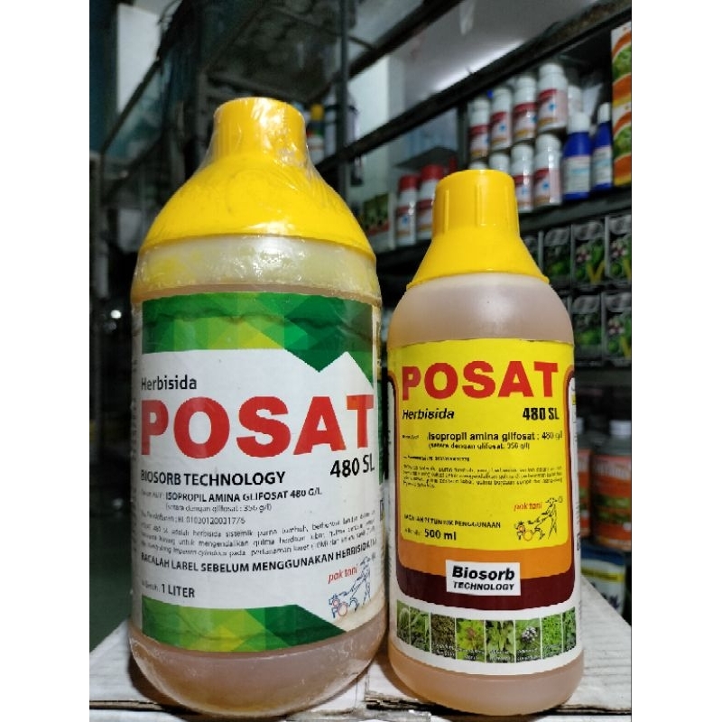 Posat 480SL Herbisida Sistemik Racun Rumput Liar